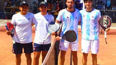 Juani De Pascual (a la derecha) en la semifinal ante México