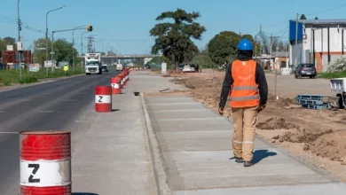 Obra Municipalidad de San Nicolás sobre ruta 188