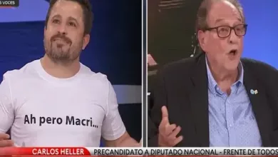 "Ah, pero Macri": la remera con la que Martín Tetaz chicaneó a Carlos Heller