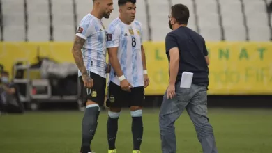 Suspenden el partido entre Argentina y Brasil a los 6 minutos de juego