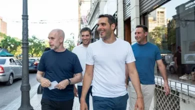 Manuel Passaglia recibió a Horacio Rodríguez Larreta en su visita a San Nicolás