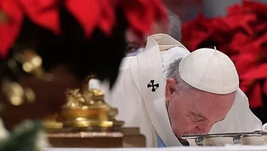 El Papa encabezó en el Vaticano la primera misa del año. (Foto AFP).