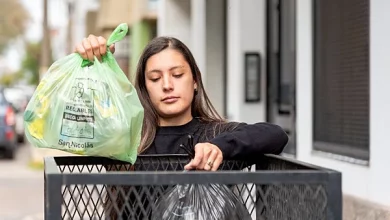 Hoy solamente deben sacarse las bolsas de residuos con material reciclable