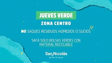 Hoy sacá sólo tus residuos reciclables