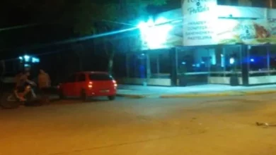 Colisionaron un automóvil y una moto