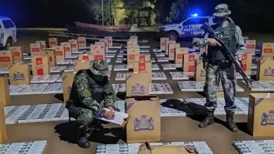 Prefectura desarticuló un depósito de cigarrillos ilegales en Misiones