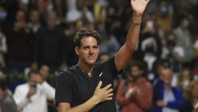 Del Potro, entre lágrimas: "Cumplí todos mis sueños en el tenis y me voy tranquilo conmigo mismo"