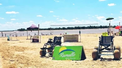 Ramallo: El municipio sumó una segunda silla anfibia para la playa inclusiva