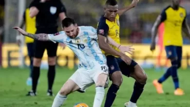 Argentina igualó 1 a 1 con Ecuador