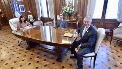 Cristina Kirchner y Marc Stanley en el Senado.