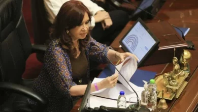 La vicepresidenta Cristina Kirchner.