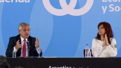 Alberto Fernández junto a Cristina Kirchner.