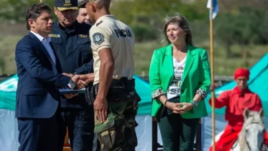 El Gobernador encabezó el acto de egreso de agentes de la policía rural