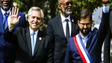 Alberto Fernández recibe en Casa Rosada a Gabriel Boric