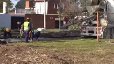 La Municipalidad avanza con los trabajos en la plaza de bº Astul Urquiaga