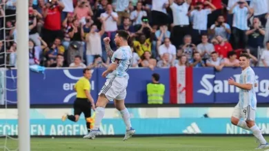 La Selección argentina goleó a Estonia por 5 a 0