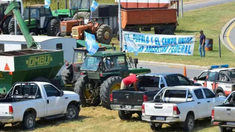 Comenzó el paro del campo: qué reclama la Mesa de Enlace y cómo será la protesta