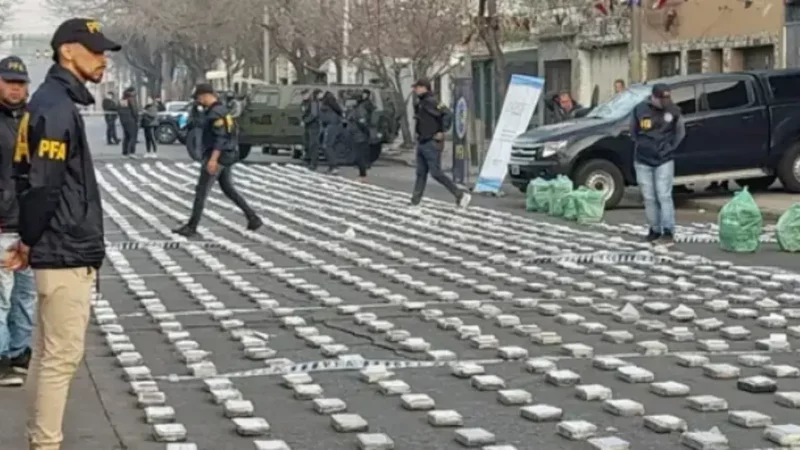 Incautaron unos 1.500 kilos de cocaína en Rosario