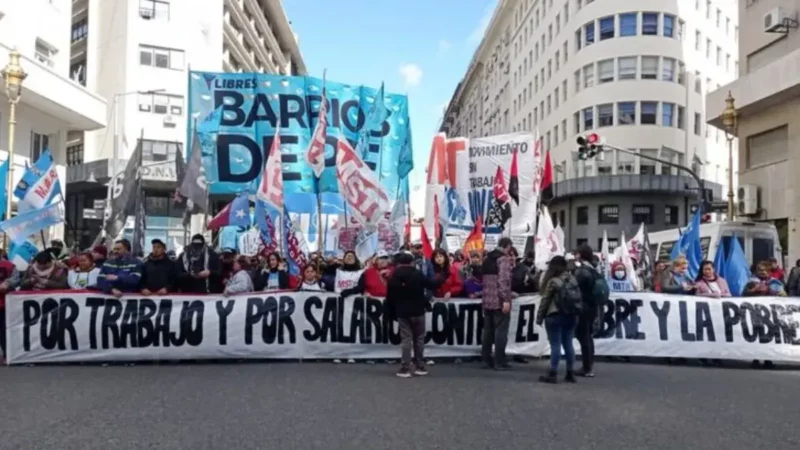 Las organizaciones piqueteras vuelven a la calle: rechazo al "ajuste" y reclamo por puestos de trabajo