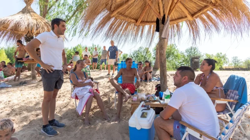 La municipalidad habilitó un nuevo espacio público para disfrutar del verano