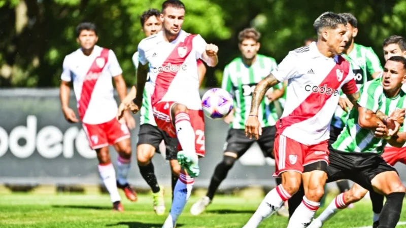 River se impuso 3 a 1 ante Racing de Uruguay en su último amistoso de la pretemporada