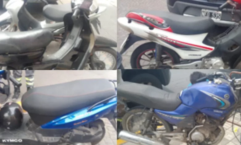 Secuestraron varias motocicletas por infracciones de tránsito varias