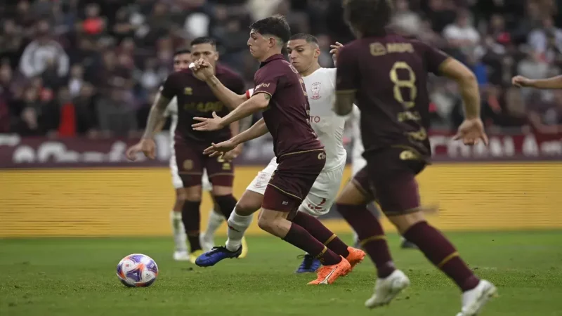 ¡Lanús se afianza en la cima! Gol de Belmonte le da la victoria ante Huracán.