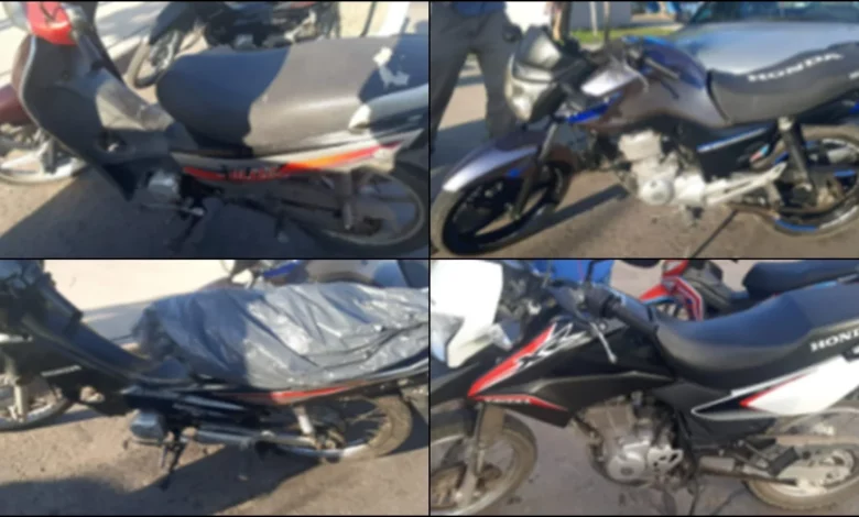 Importante acción policial: Policía Local secuestra 4 motocicletas en operativo por violaciones a la ley de tránsito