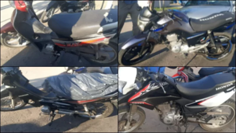 Importante acción policial: Policía Local secuestra 4 motocicletas en operativo por violaciones a la ley de tránsito