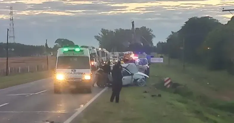 accidente vial en Ruta 11