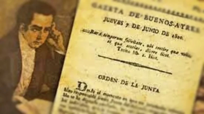 Mariano Moreno, fundador de La Gazeta de Buenos Ayres