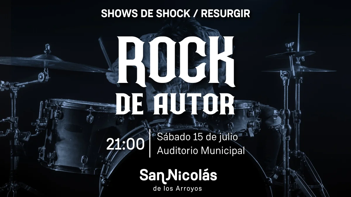 Una noche de rock local en el Auditorio Municipal: Descubre el talento de "Resurgir" y "Shock"