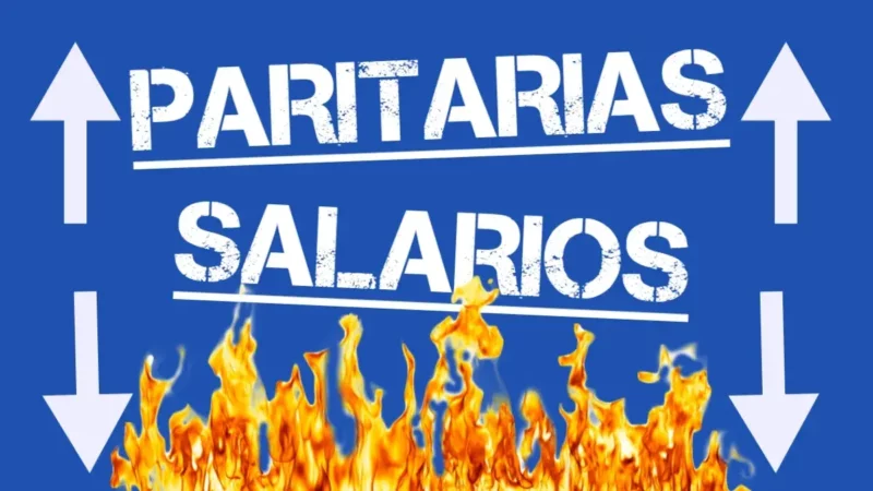 Paritarias se disparan al 120%