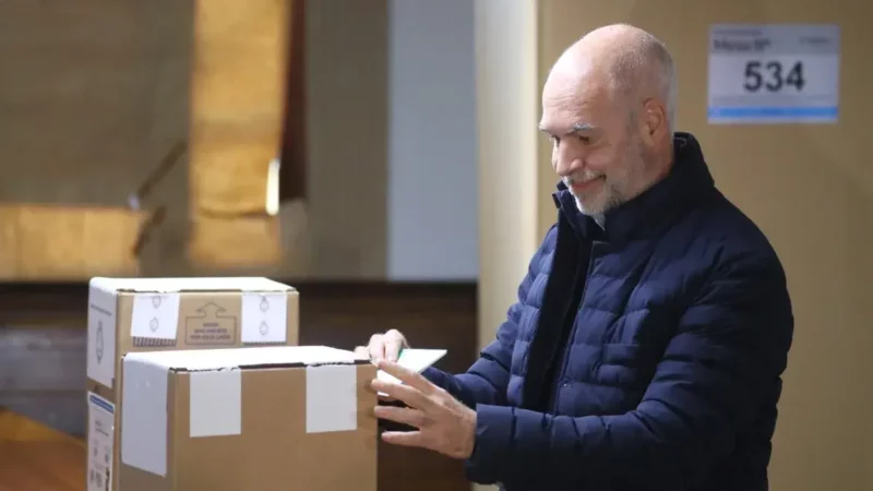 Larreta emitió su voto