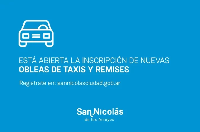 nuevas obleas para taxis y remises