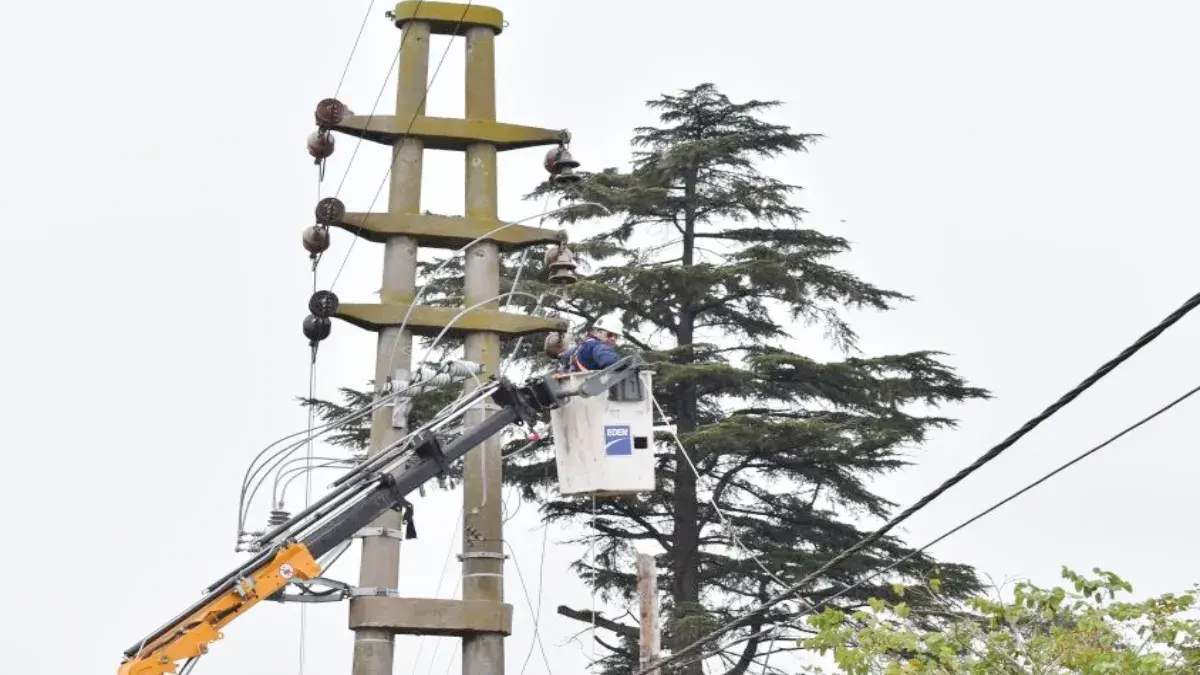EDEN está restableciendo gradualmente el suministro eléctrico en San Nicolás