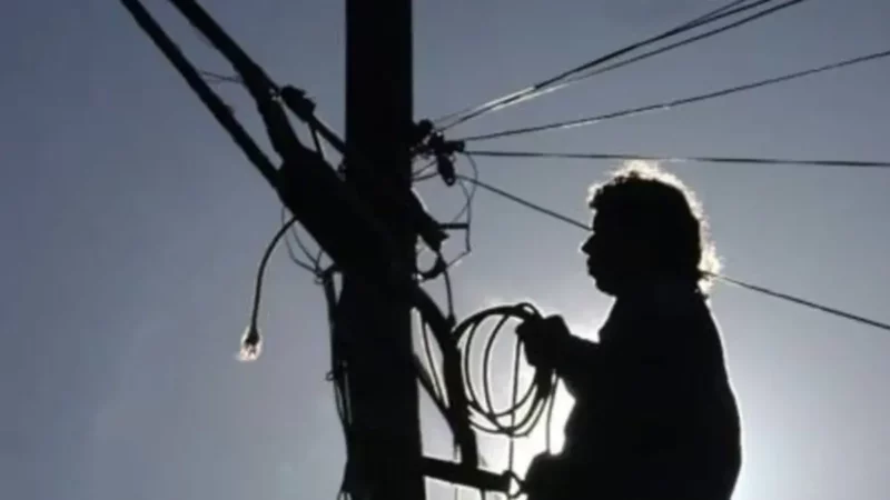 Robo de cables eléctricos