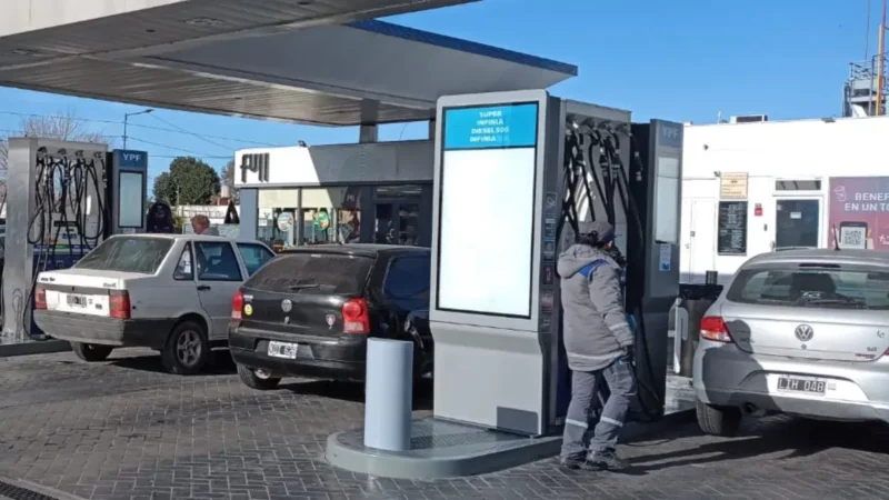 aumento en combustibles en San Nicolás