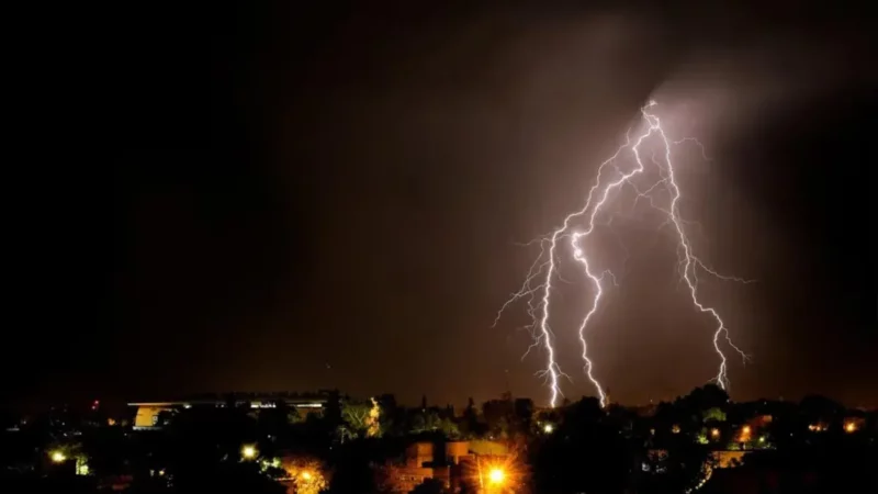 Alerta amarilla en San Nicolás