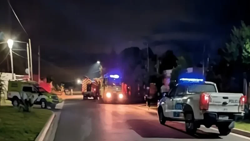 Incendio en barrio Lanza