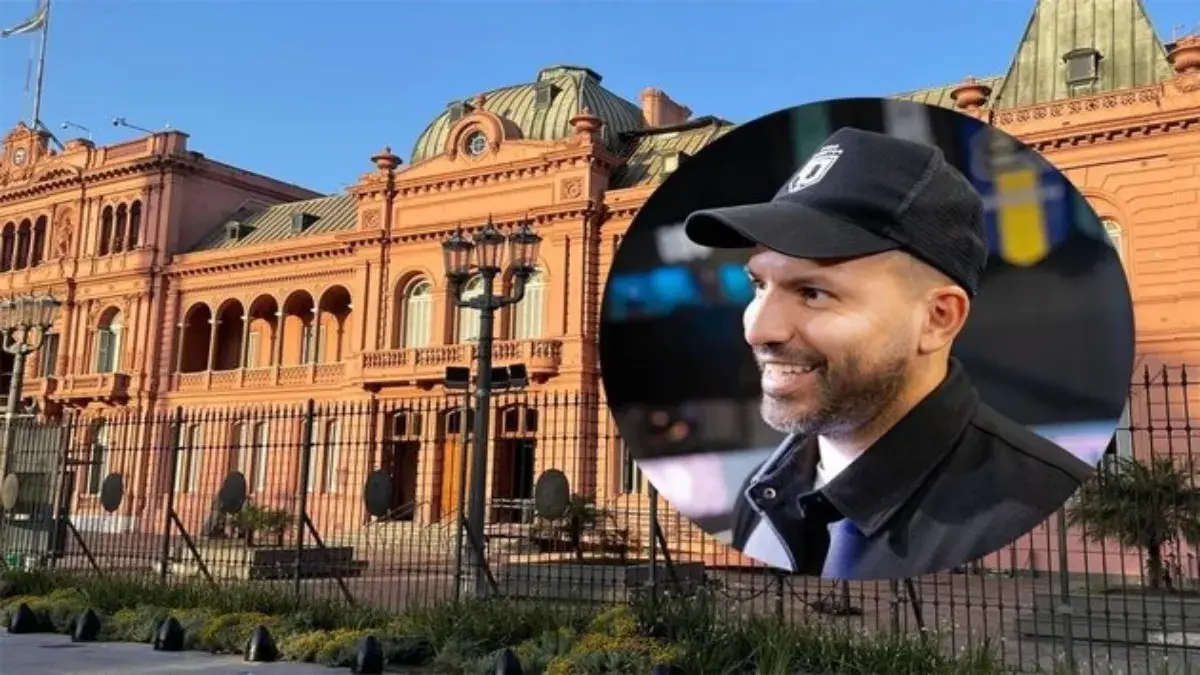 Kun Agüero Casa Rosada