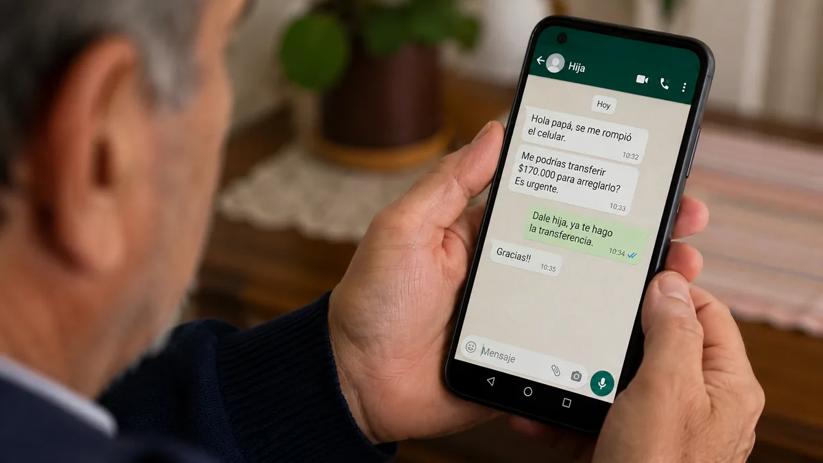estafa por WhatsApp