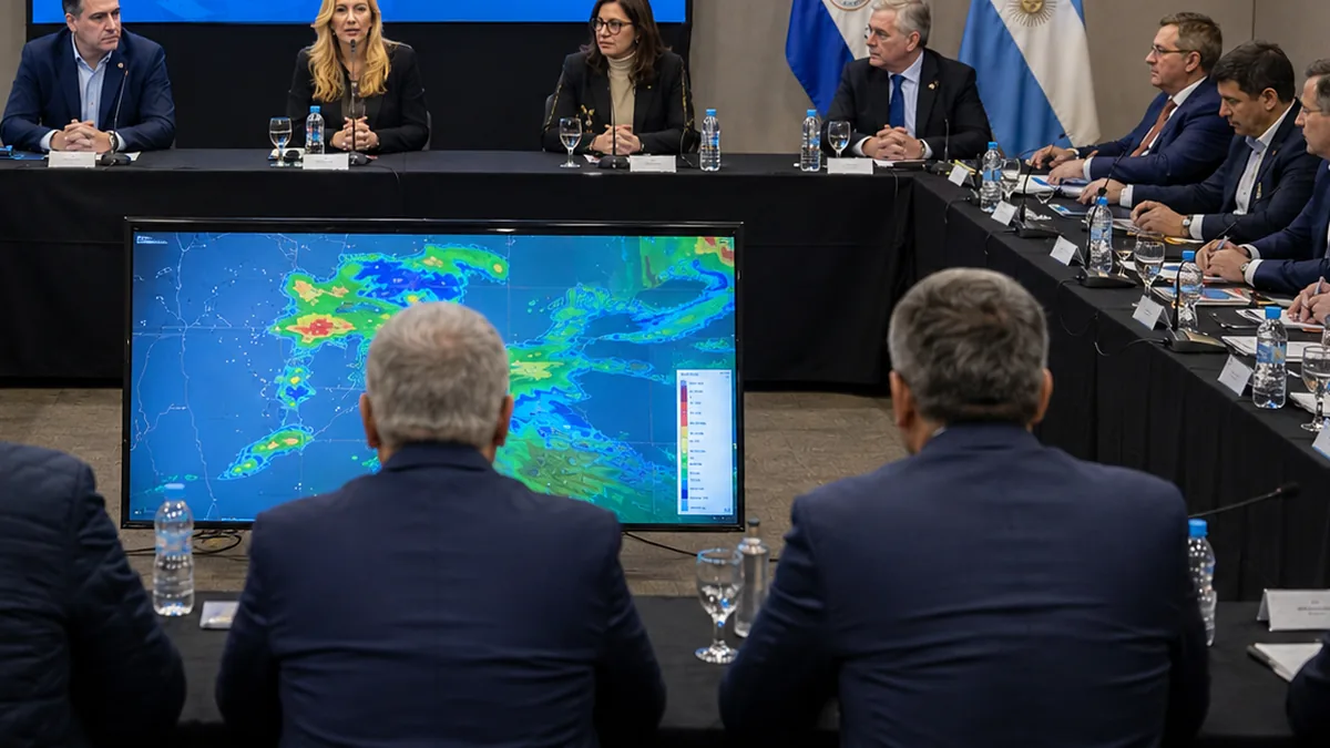 Autoridades reunidas en Chaco durante la coordinación del plan federal ante El Niño